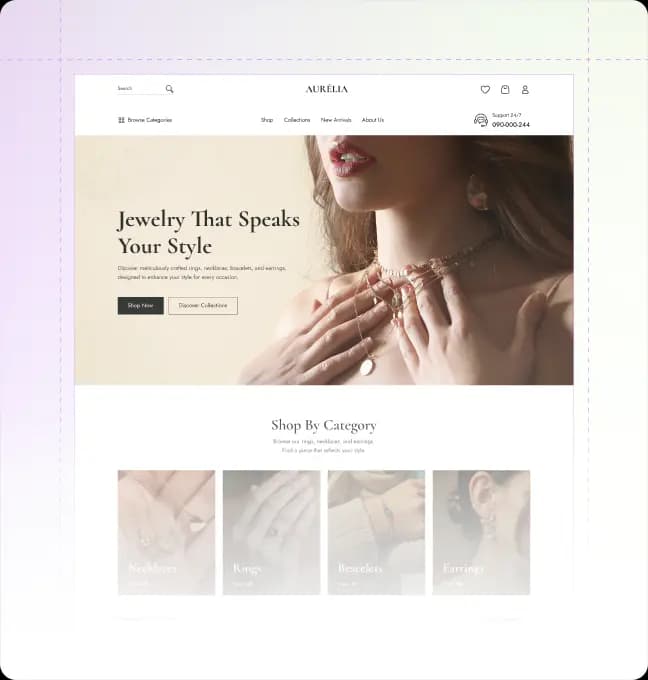 Web development project showcase